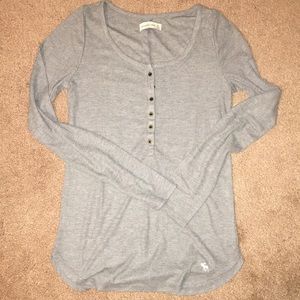 Abercrombie Long Sleeve Henley Top